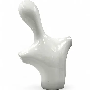 Postmodern ceramic sculptural bust, Italy, 1980s