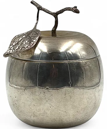 Silver-plated icebucket, Teghini Italy 1970