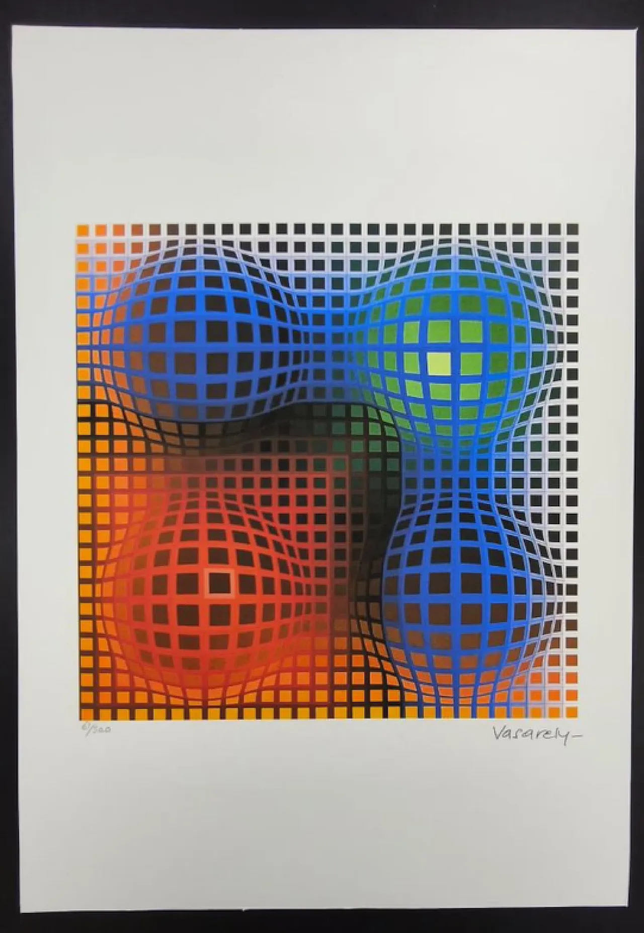 Victor Vasarely limited numbered edition lithograph, 1970s 1