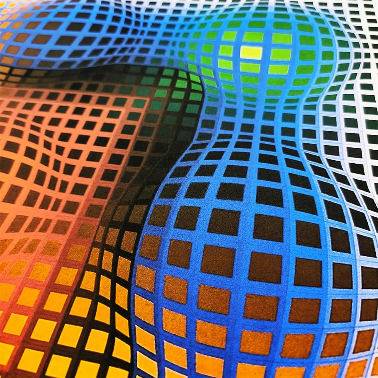 Victor Vasarely limited numbered edition lithograph, 1970s 3