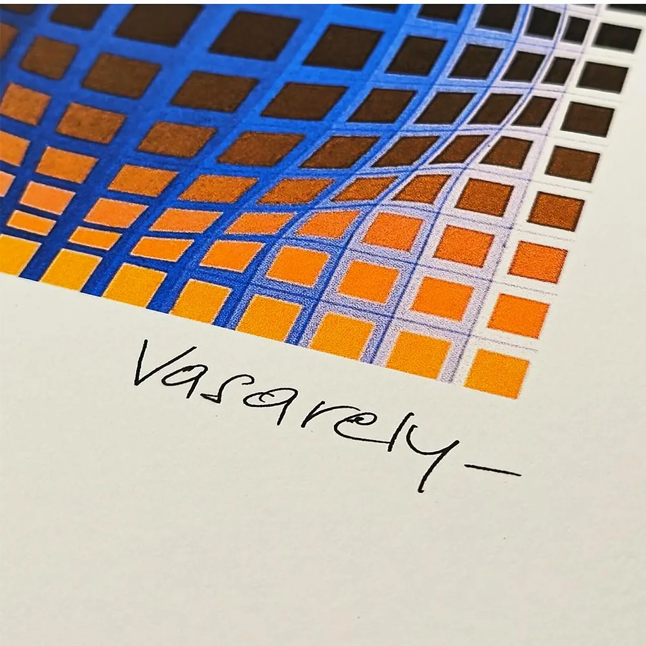 Victor Vasarely limited numbered edition lithograph, 1970s 4