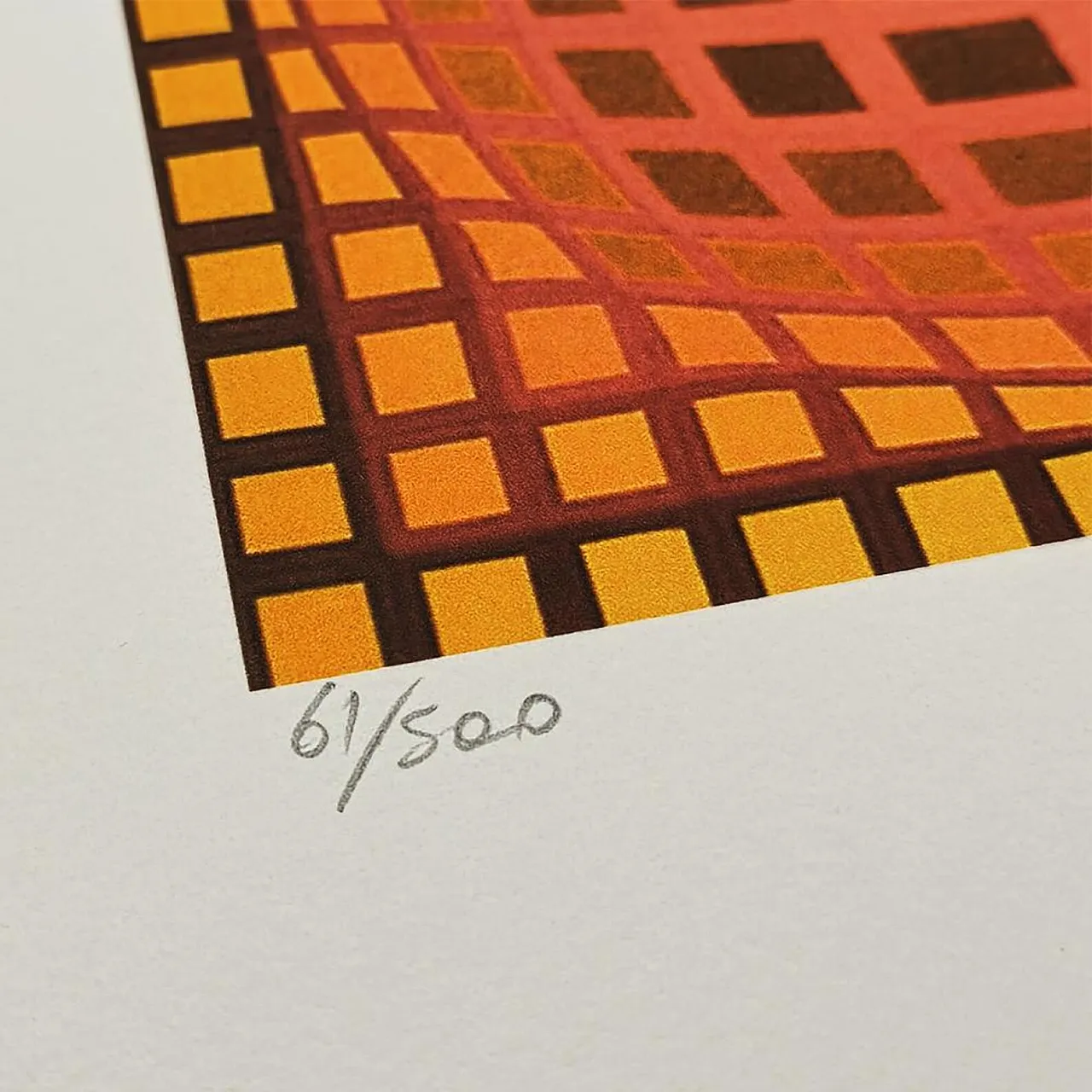 Victor Vasarely limited numbered edition lithograph, 1970s 5