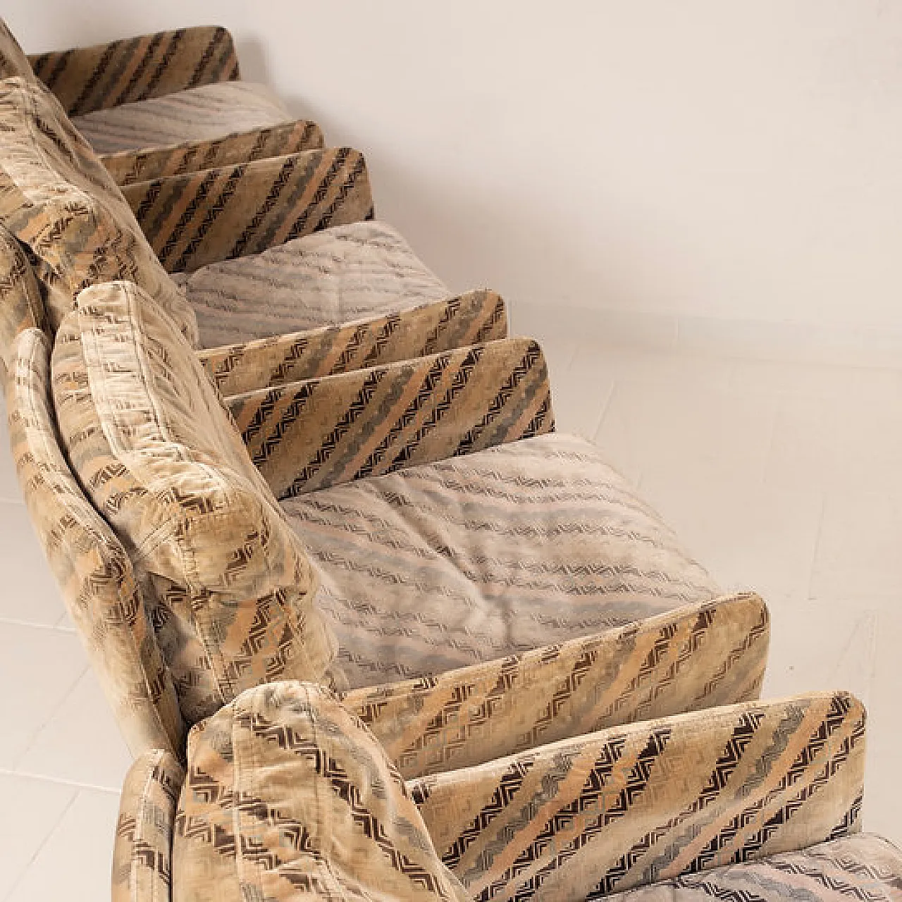4 Salpol armchairs by Angelo Mazzola and Missoni, late 20th century 6