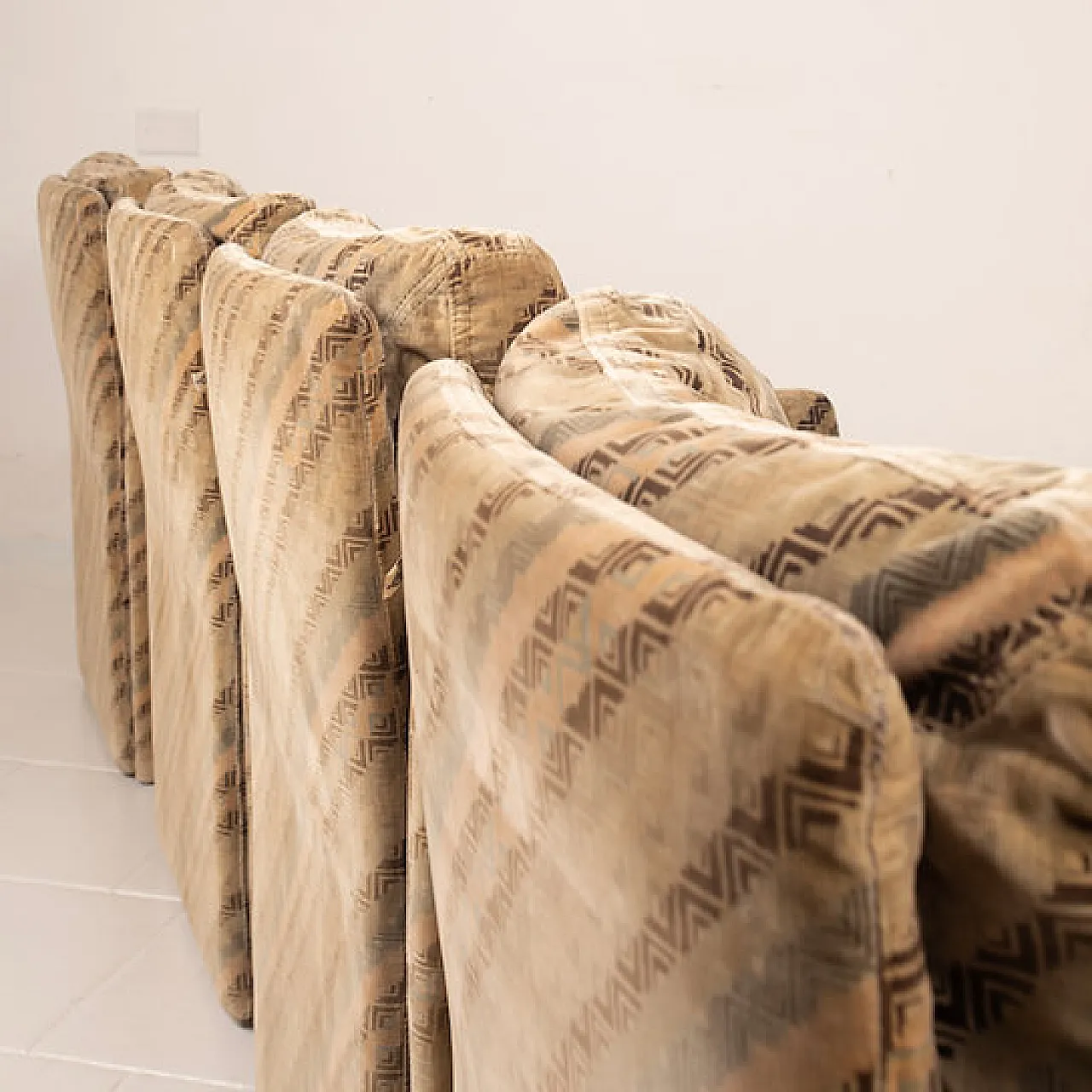 4 Salpol armchairs by Angelo Mazzola and Missoni, late 20th century 10