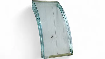 Photo frame in curved and cut glass from Fontana Arte, 1960s