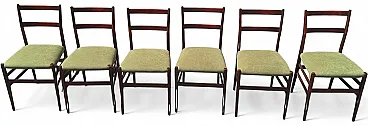 6 Leggera chairs by Gio Ponti for Cassina, 1950s