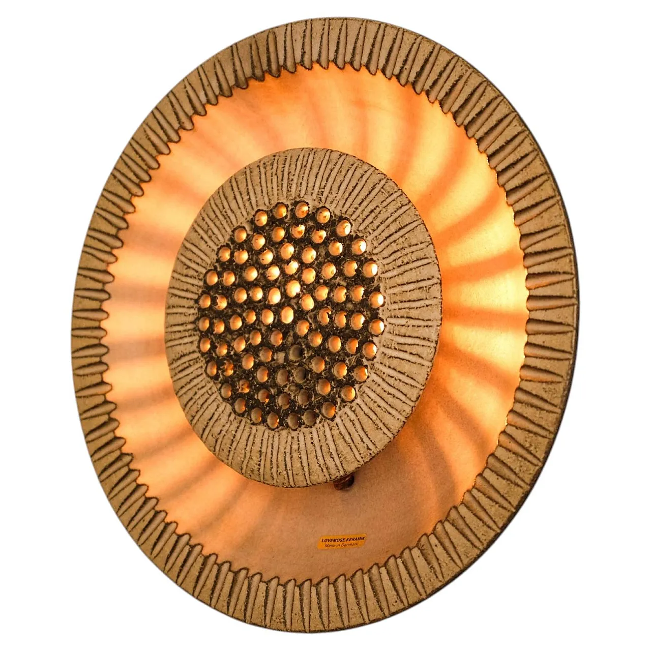 Ceramic wall sconce, 20th century 1