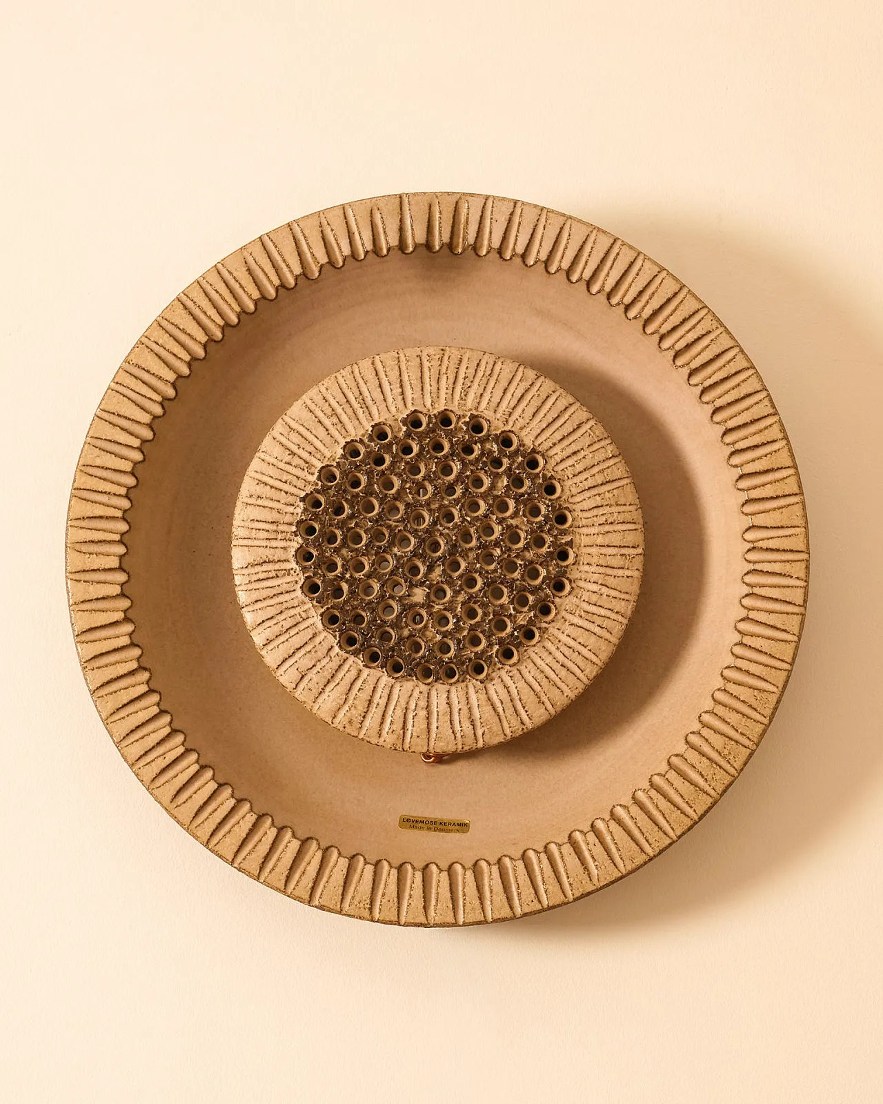 Ceramic wall sconce, 20th century 2