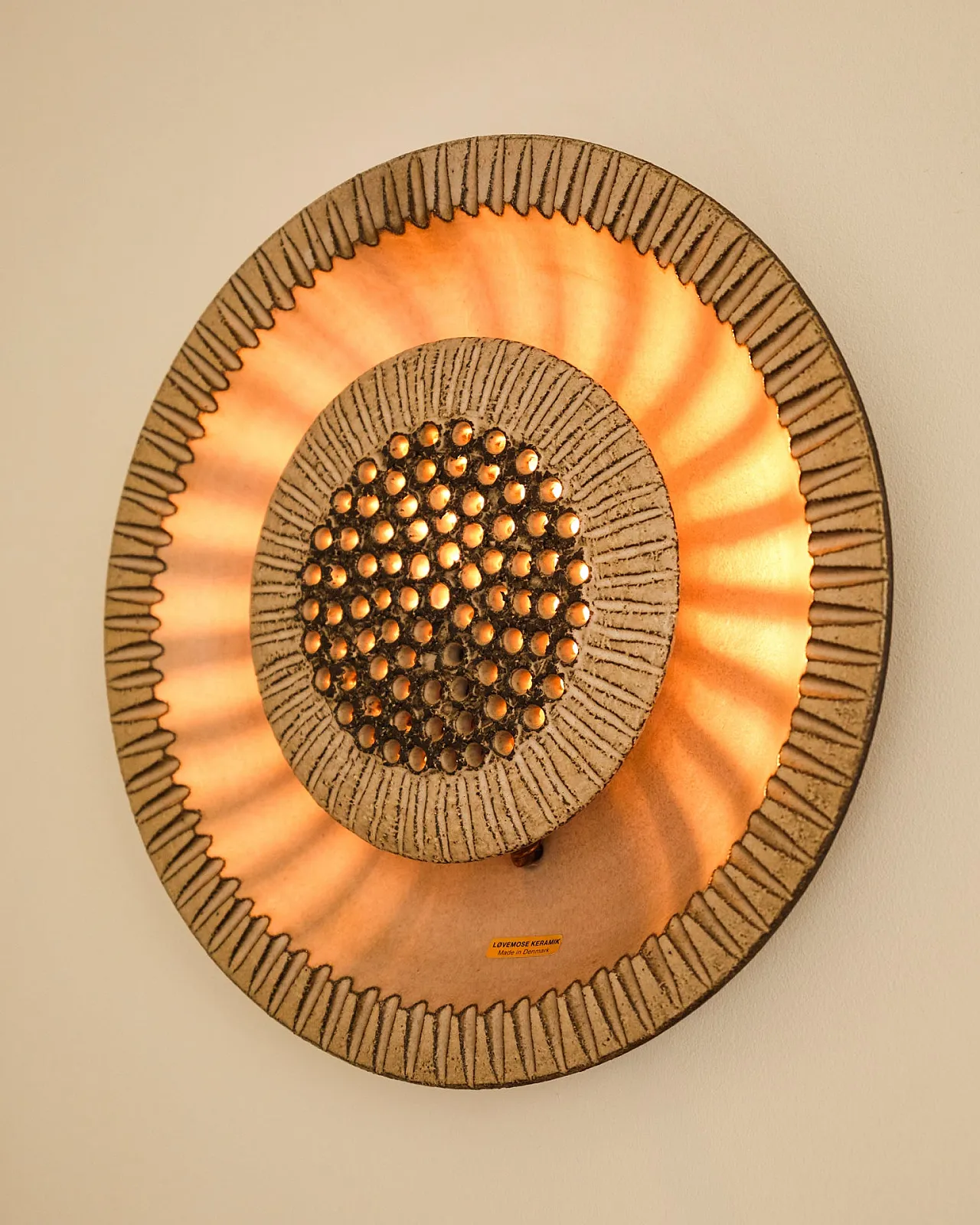 Ceramic wall sconce, 20th century 5