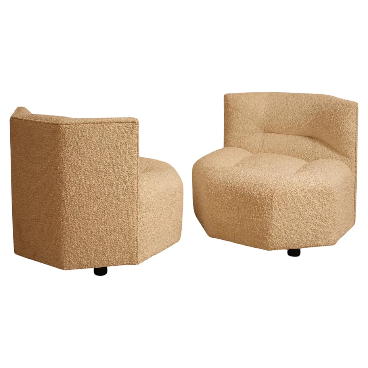 Pair of Govin armchairs, 1980s 1