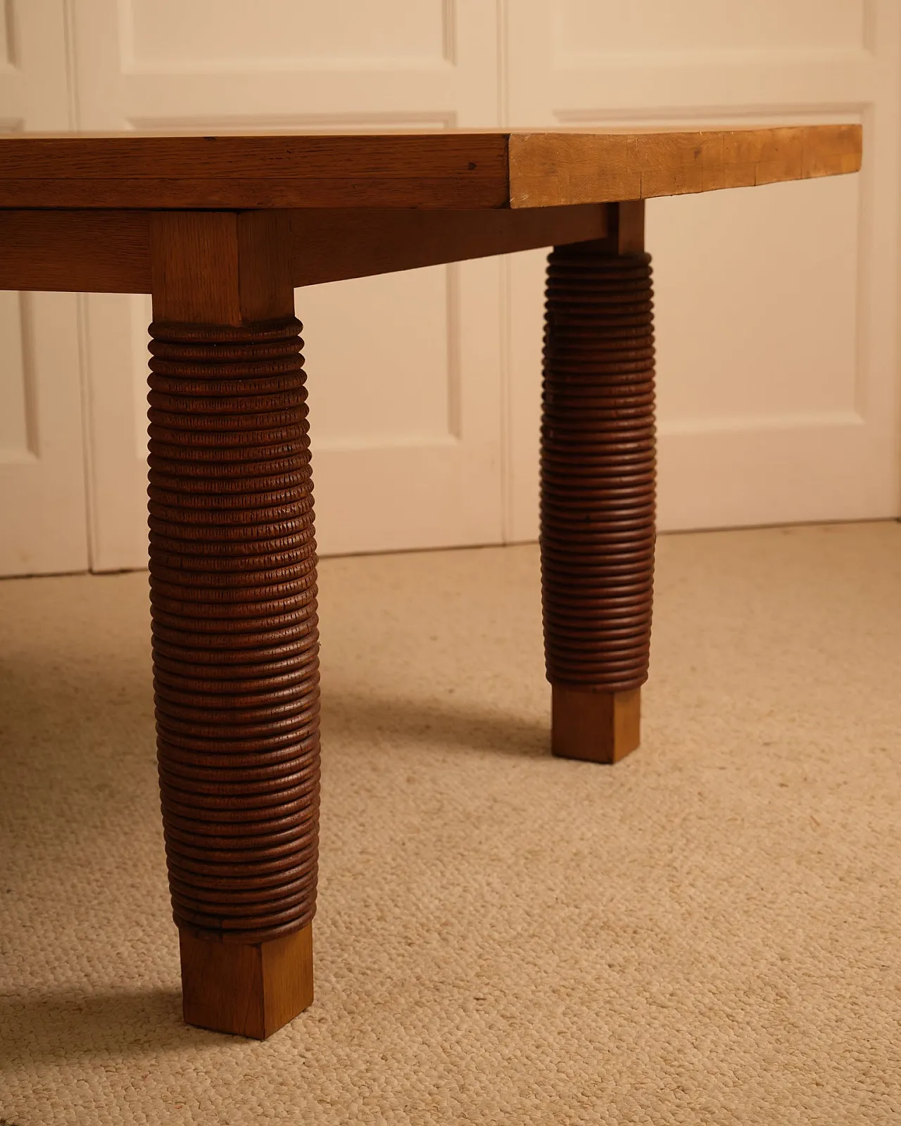 Sculptural wooden table, 1970s 6