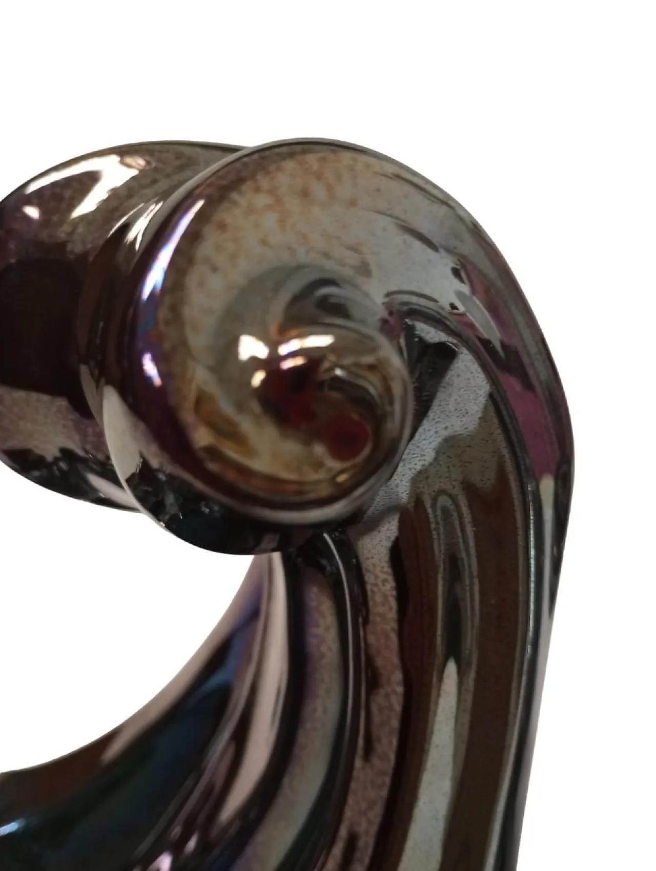Pair of "Waves" ceramic sculptures by Guido Mariani, Italy, 1980s 7