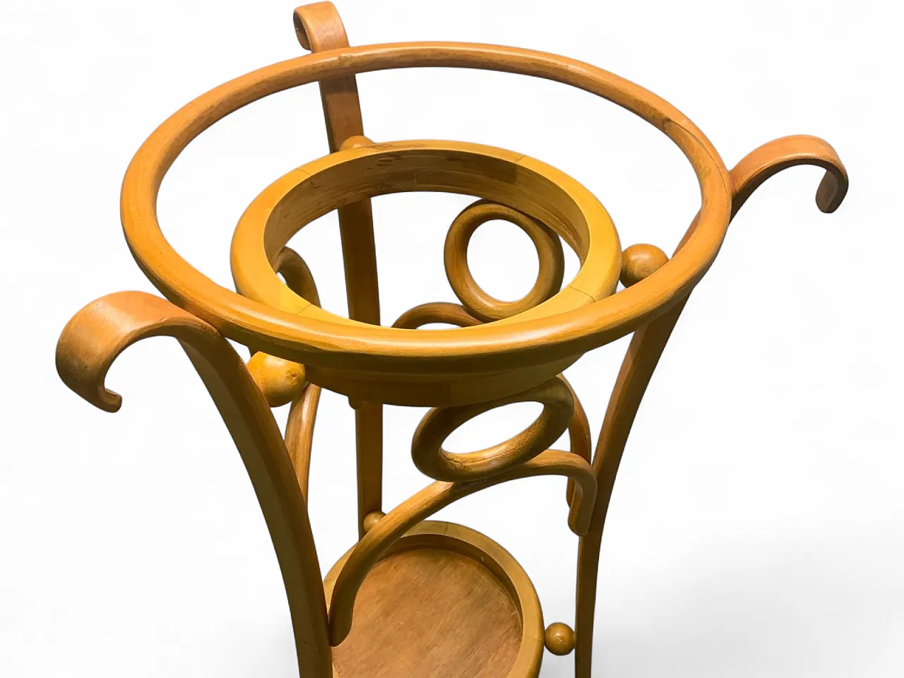 Portavaso in faggio curvato di Michael Thonet per Thonet, fine XIX secolo, Austrai, fine XIX secolo 5