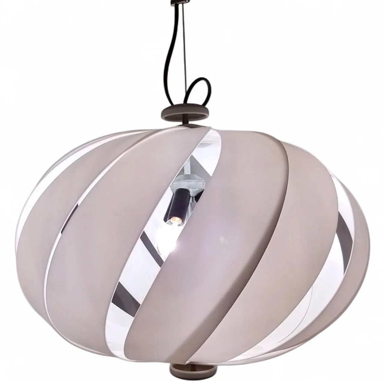 Lampada a sospensione Harvey di Carlo Porzio per Guzzini, Italia, anni '70 7
