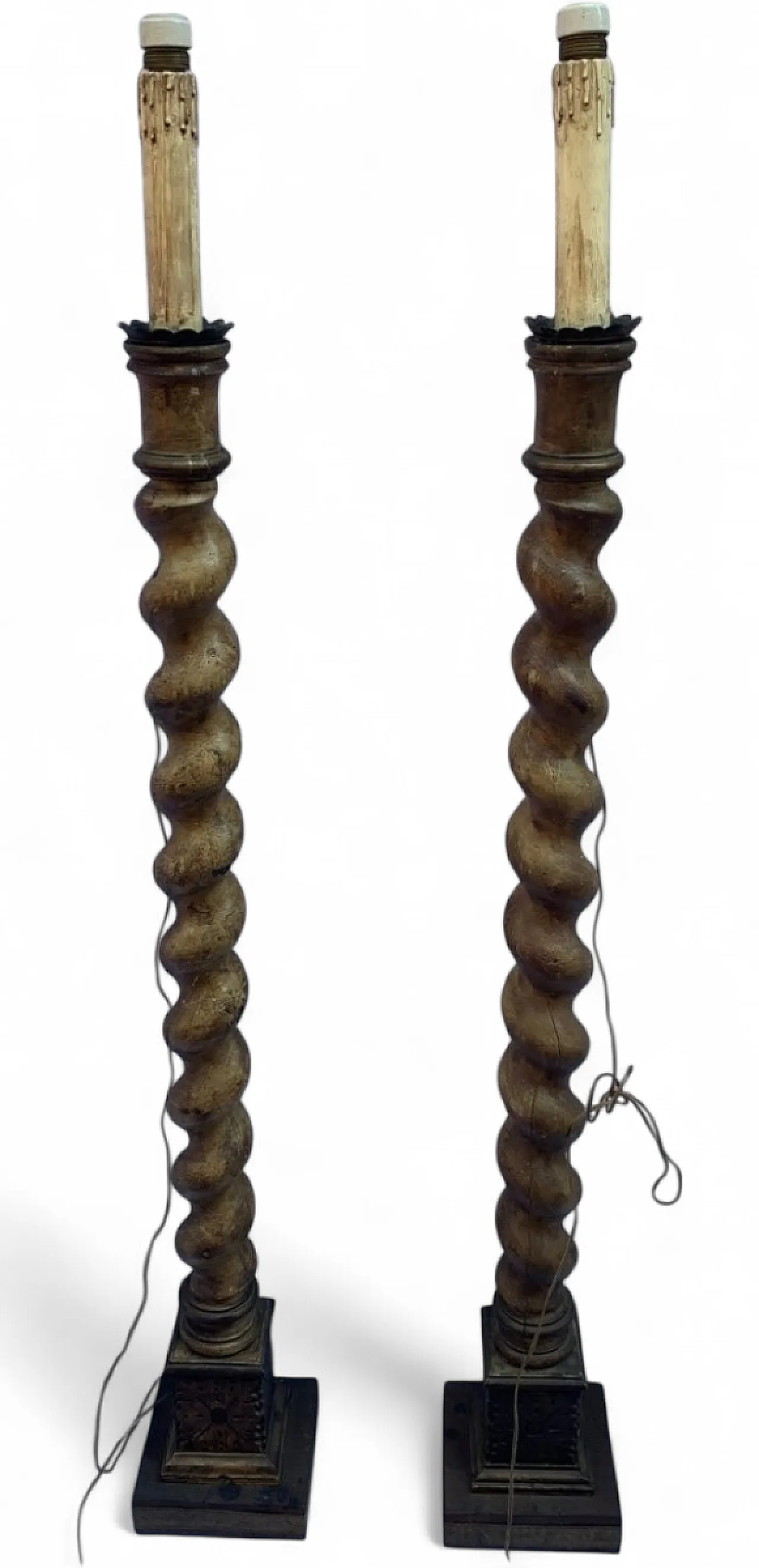Pair of Church candelabra, Italy, mid-19th century 6