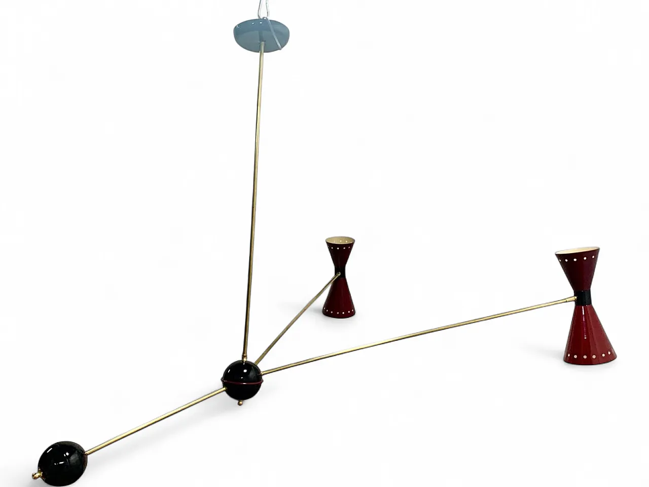 Table Lamp with Counterweight, Italy, 1950s 8