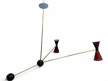 Table Lamp with Counterweight, Italy, 1950s