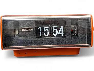 Sveglia modello 7150 arancione, anni '70