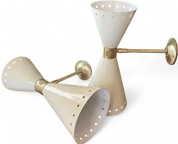Diablo wall lamp by Stilnovo, 1950s