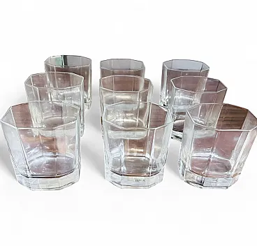 9 Art Deco Glass Set, anni '30