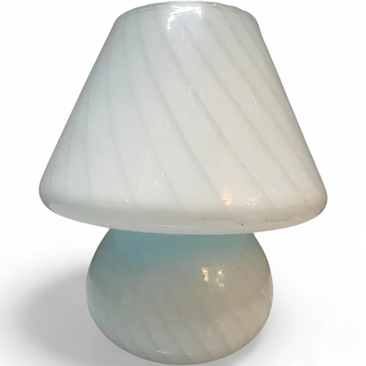 Mushroom-shaped Murano glass table lamp by Paolo Venini, 1970s 11