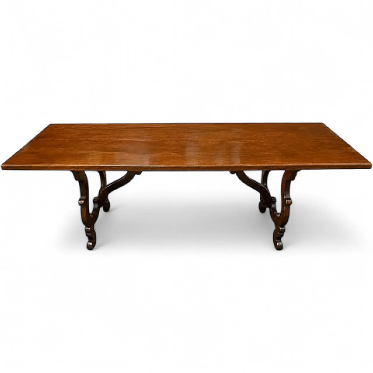Wooden refectory table, 19th century 7