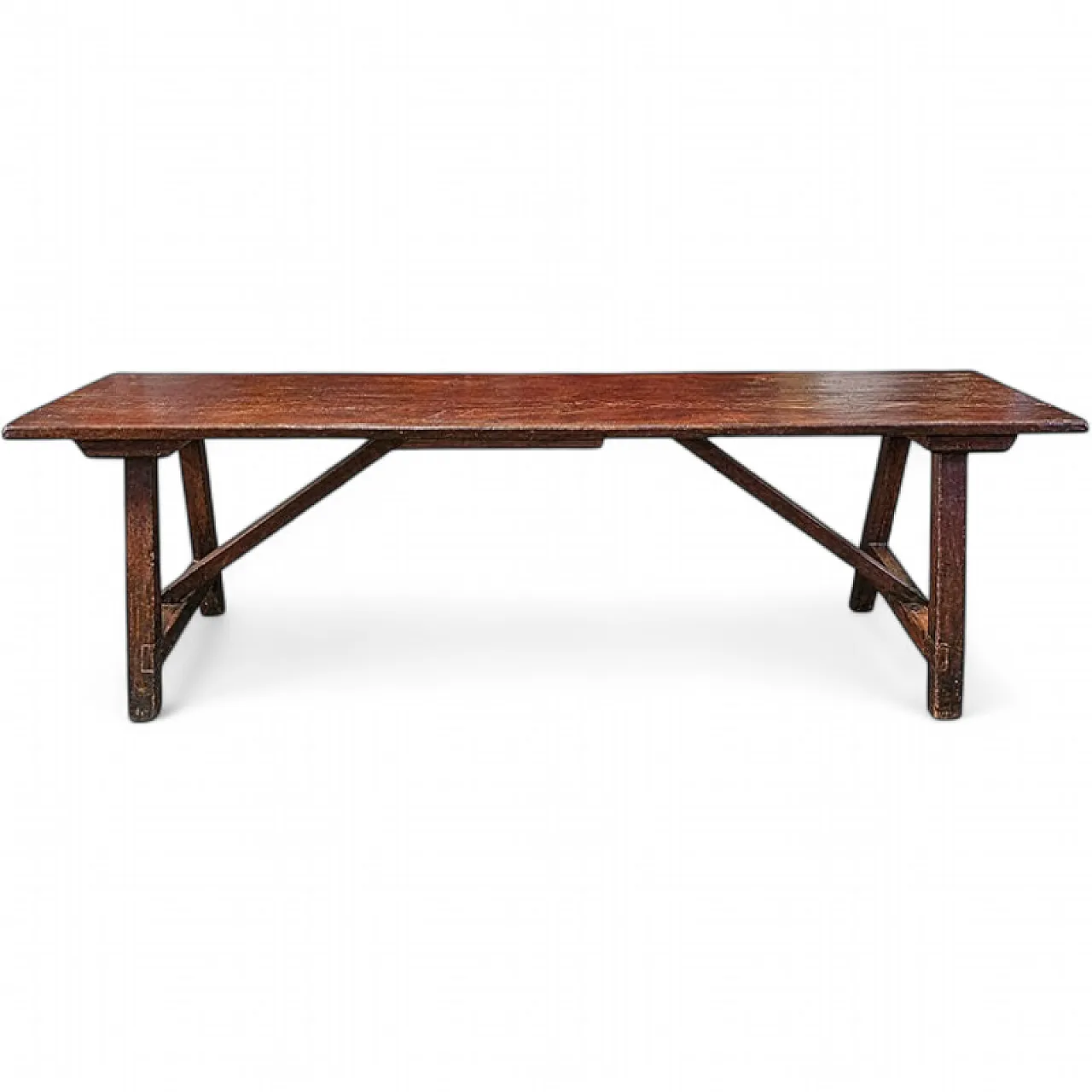 Rustic wooden refectory table, 18th century 7