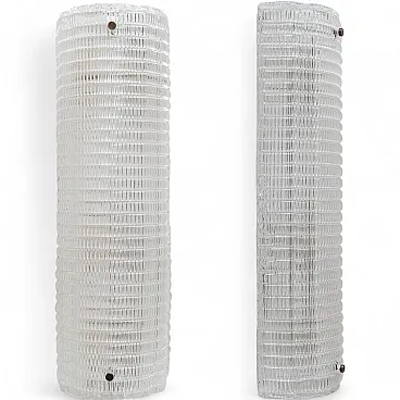Pair of modern Italian Murano glass wall sconces, 2000s