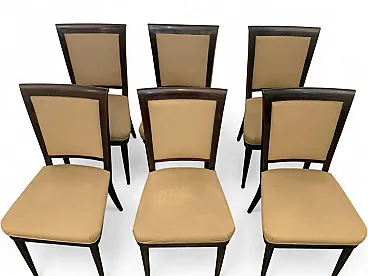 Brass Pointed Chairs by Vittorio Dassi for Dassi Mobili Moderni, 1950s