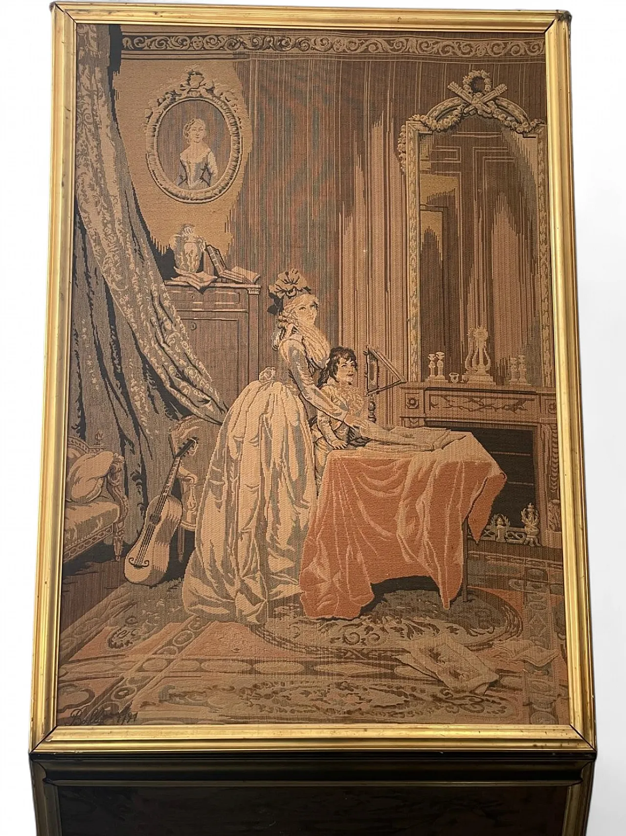 French Figurative Tapestry in Jacquard Weave, 1950s 8