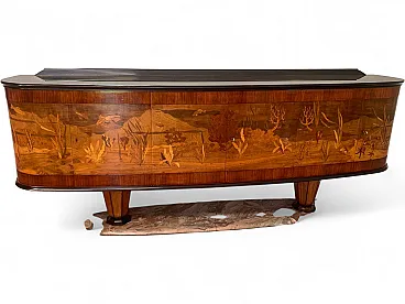 Large Living Room Container by Piero Del Grande for Vittorio Dassi, 19