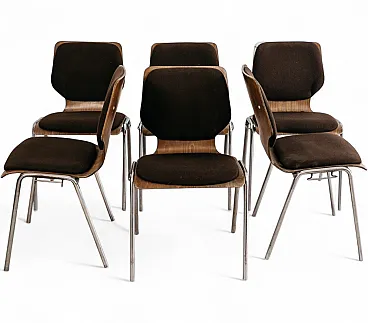 Carlo Ratti Style Set Da Pranzo 6 Sedie Design Modernariato Anni ‘70