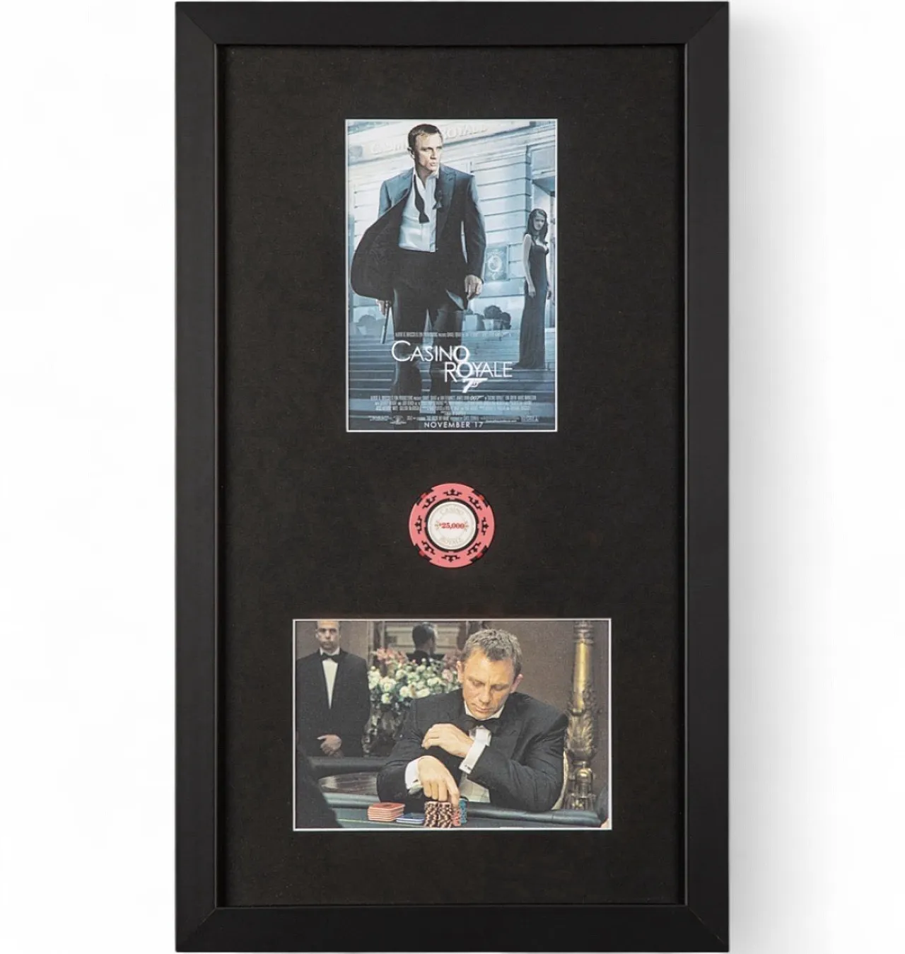 007 Casino Royale Poker fiche Original Movie Props COA, 2000 17