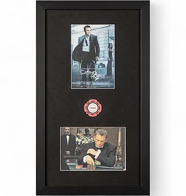 007 Casino Royale Poker fiche Original Movie Props COA, 2000