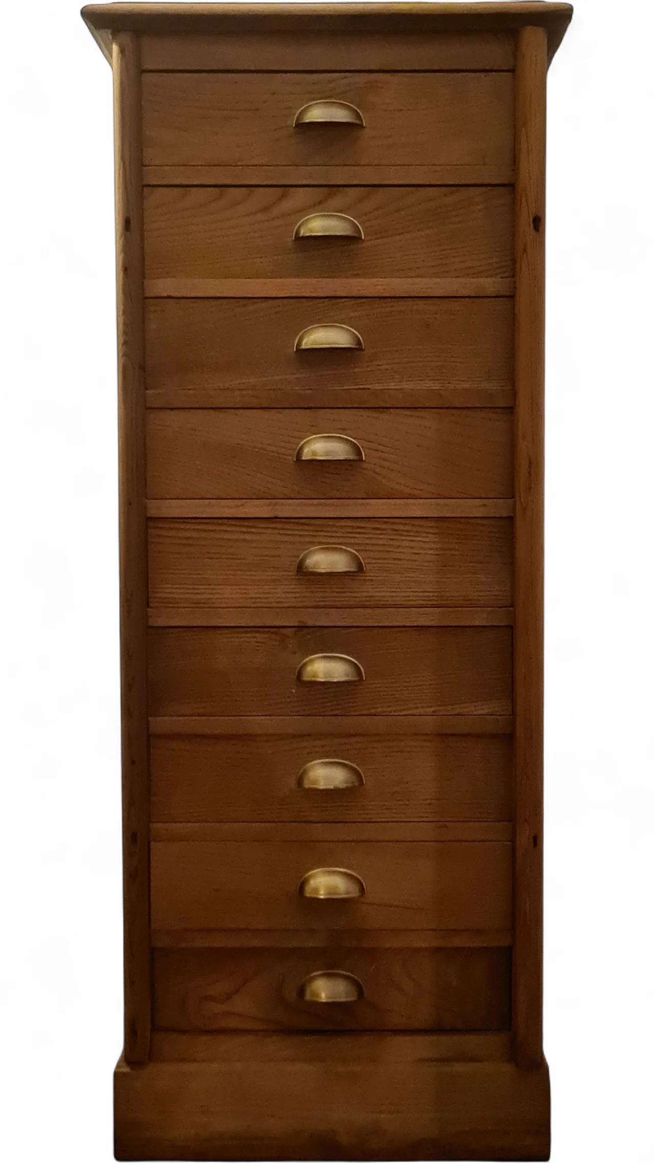 Solid Wood Filing Cabinet with drawers, 1930s 15