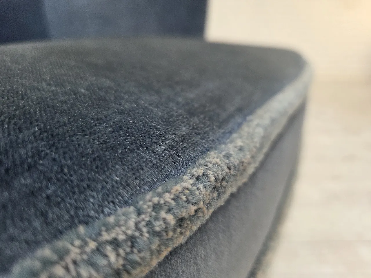 1970s, Danish armchair, furniture velour, beech wood. 17