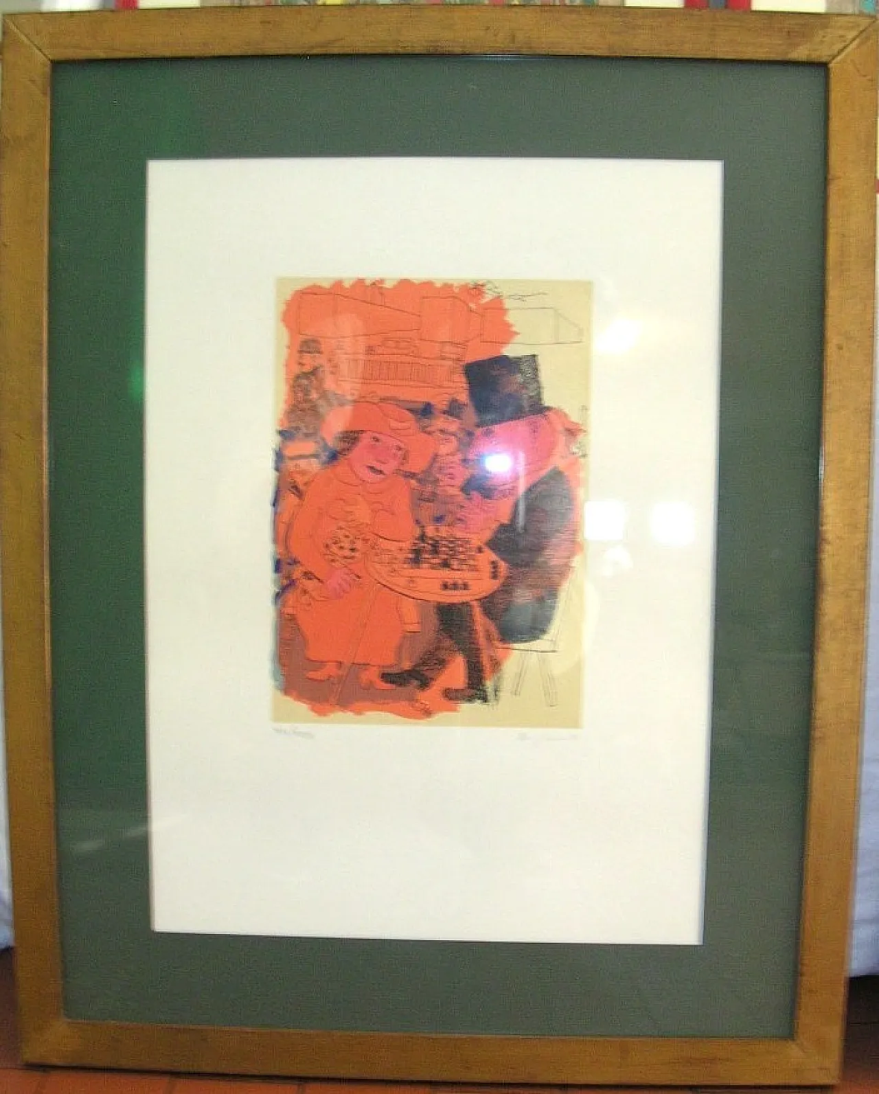 Franz Borghese - Chess Game - Silkscreen 1978 - Rare edition 1