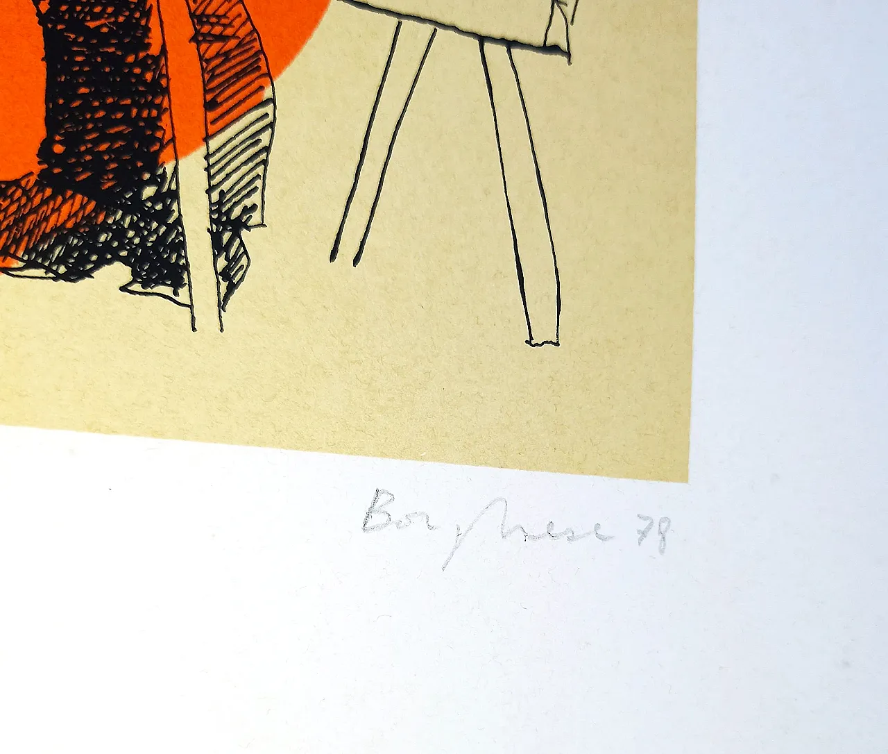 Franz Borghese - Chess Game - Silkscreen 1978 - Rare edition 4