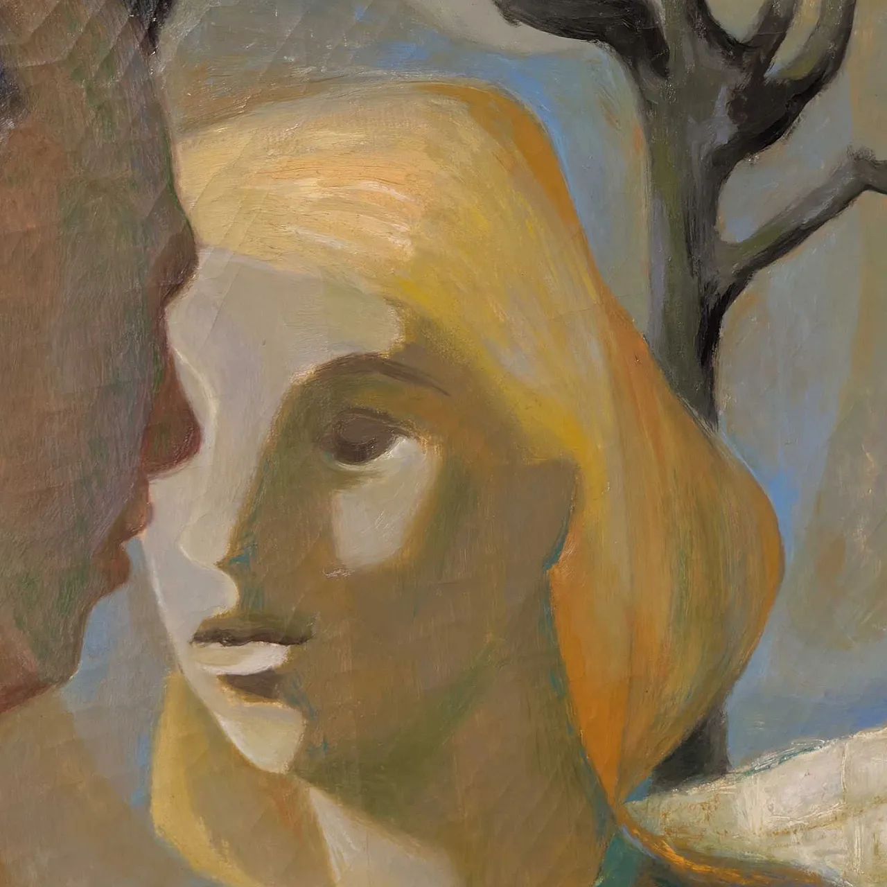 Maurice Stoppani, French Cubist Figurative Painting, 1955 5