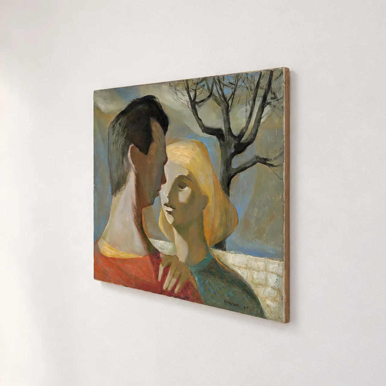 Maurice Stoppani, French Cubist Figurative Painting, 1955 8