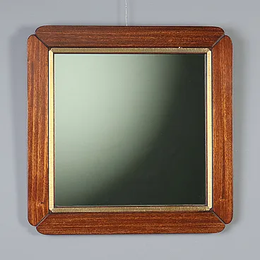 Lotus Flower mirror by Luciano Frigerio, 1970s