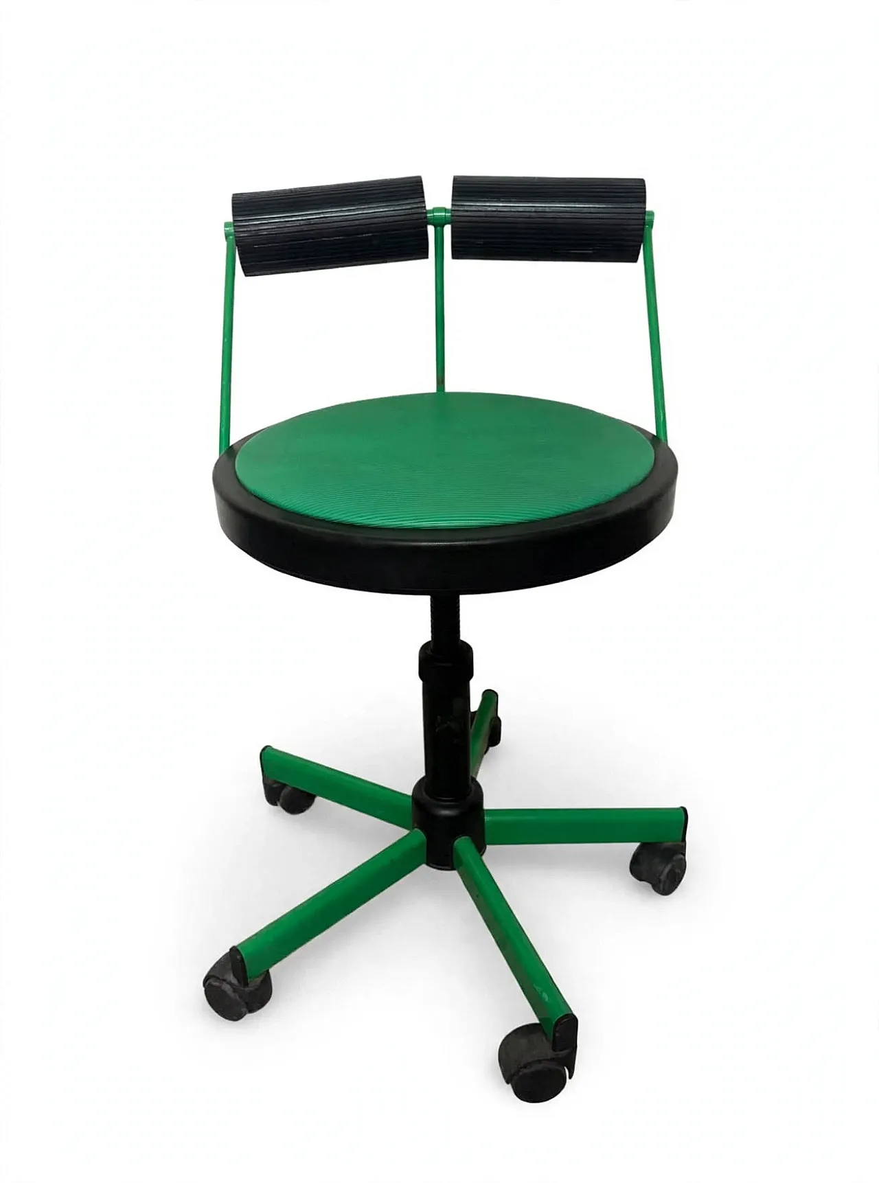 Green plastic swivel chair by Nendo Design, 1970s 1