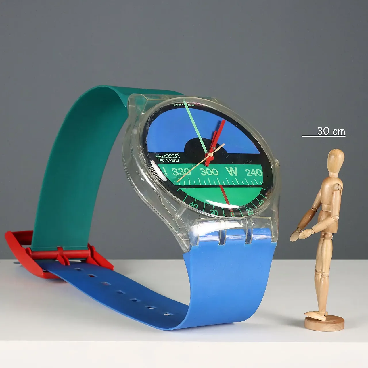Maxi Swatch da parete modello Nautilus, anni '80 2