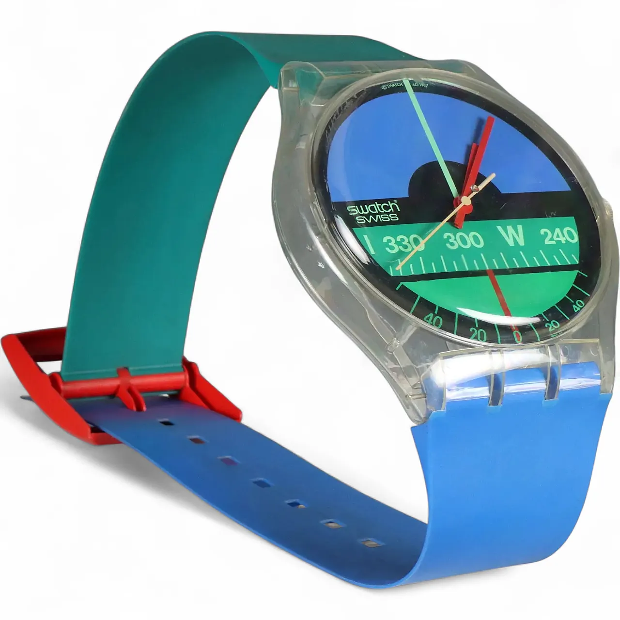 Maxi Swatch da parete modello Nautilus, anni '80 10