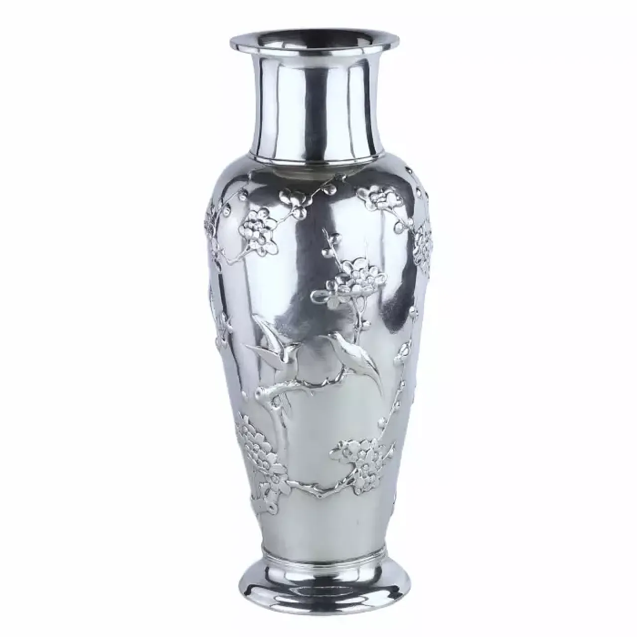 Sterling silver vase in Japanese style by Tiffany & Co., 1920s 5