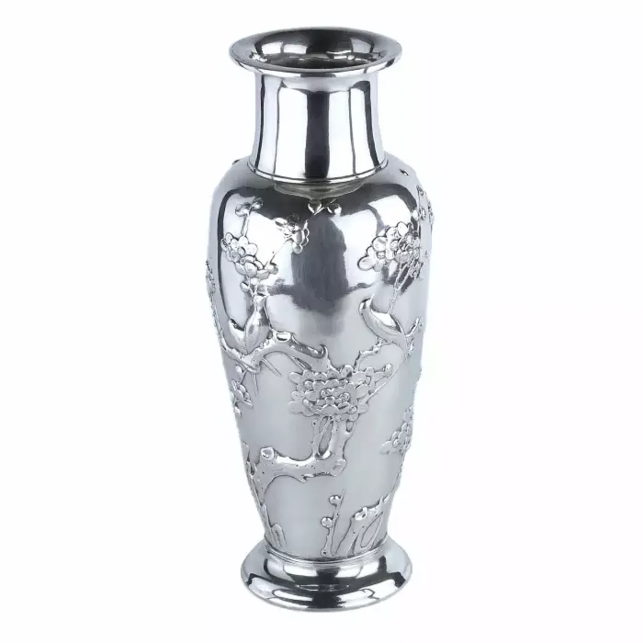 Sterling silver vase in Japanese style by Tiffany & Co., 1920s 6