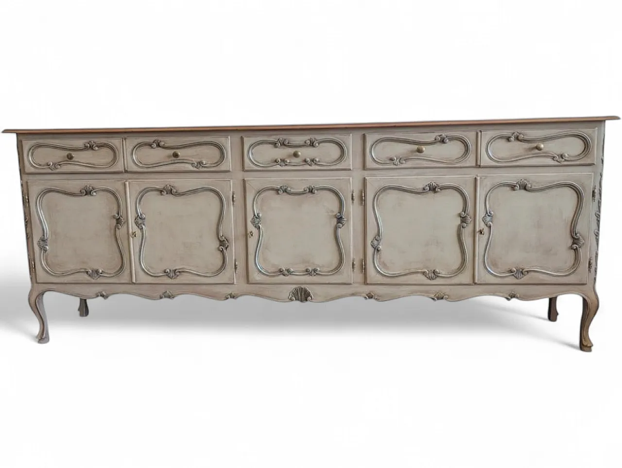Mid-Century style walnut sideboard, 1950s 16