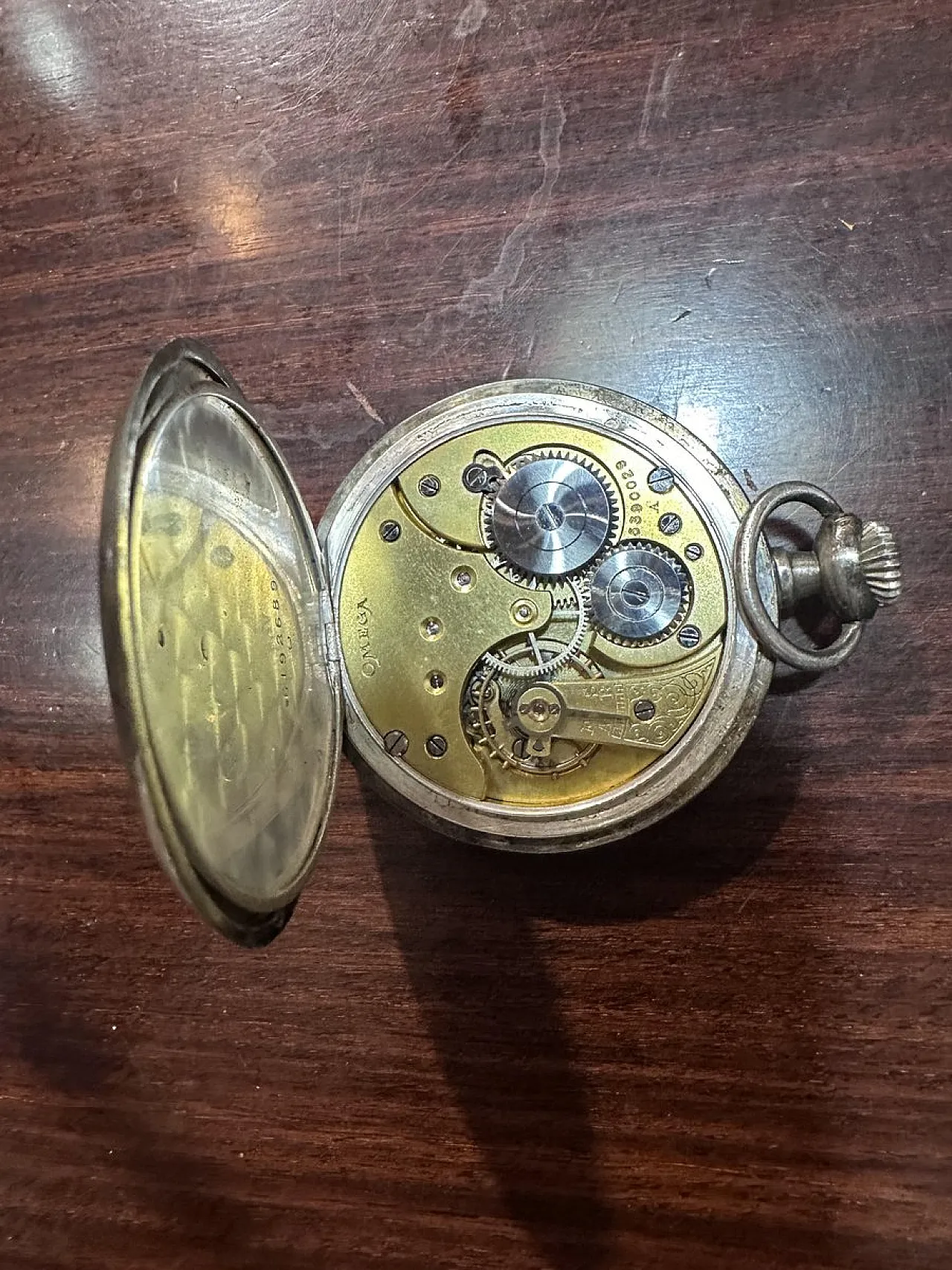 Omega silver pocket watch 3