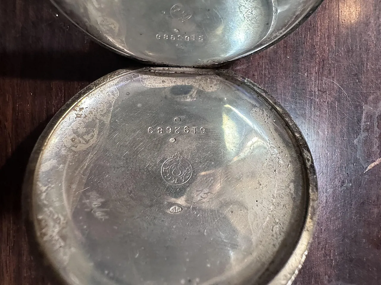 Omega silver pocket watch 7