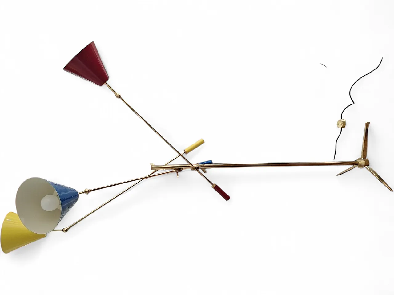Lamp 12128 Triennale by Angelo Lelii for Arredoluce Monza, 1950s 25